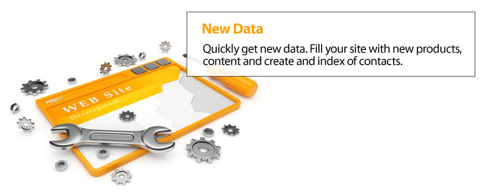 Website scraper used to import new data.