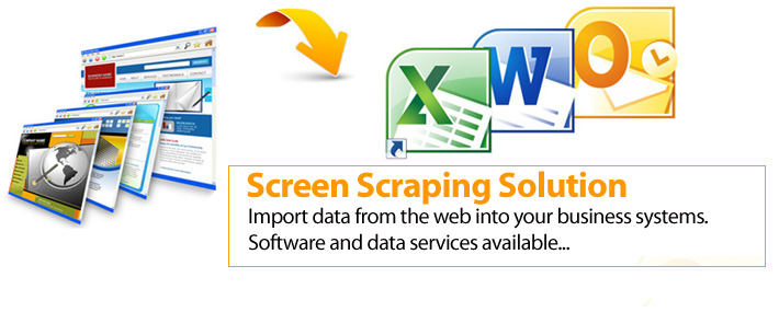 Web data extraction into business systems.